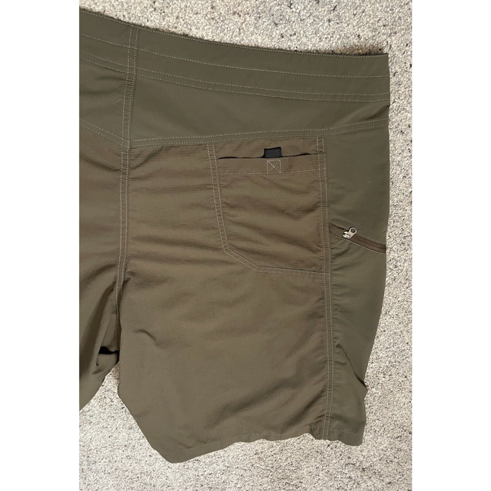 KUHL Mutiny River Shorts Men’s 42 10” Olive Hiking Hybrid Swim Trunks Nylon Camp - Picture 8 of 10